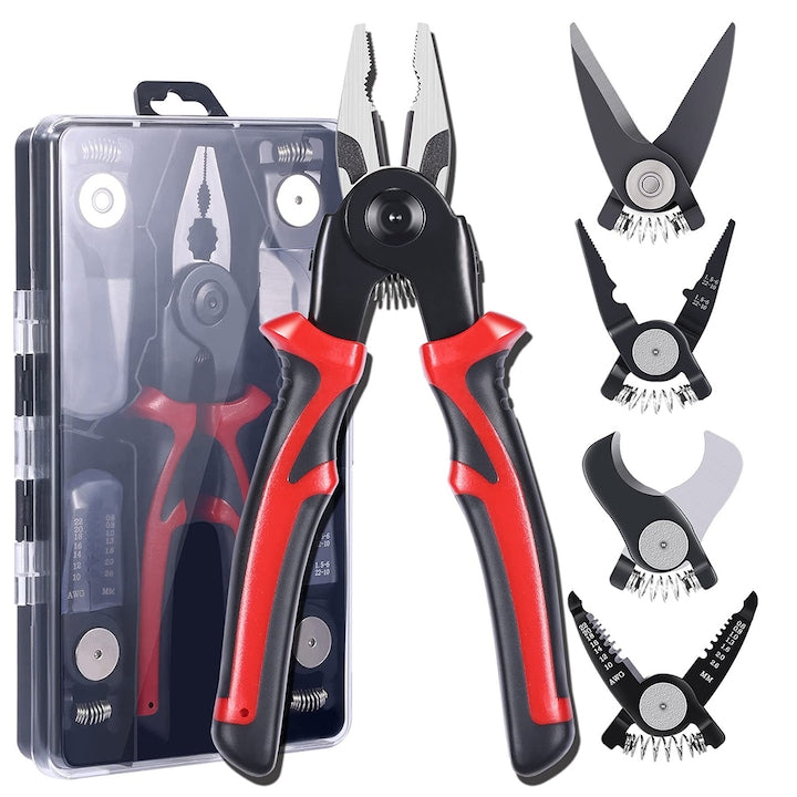 5 in 1 Multifunctional Steel Pliers Set