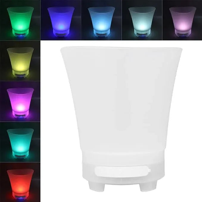 Frapieră cu iluminare LED RGB reglabilă – multiple culori disponibile pentru un efect spectaculos la petreceri și evenimente.
