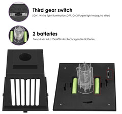Lampa solara anti insecte cu lumina LED