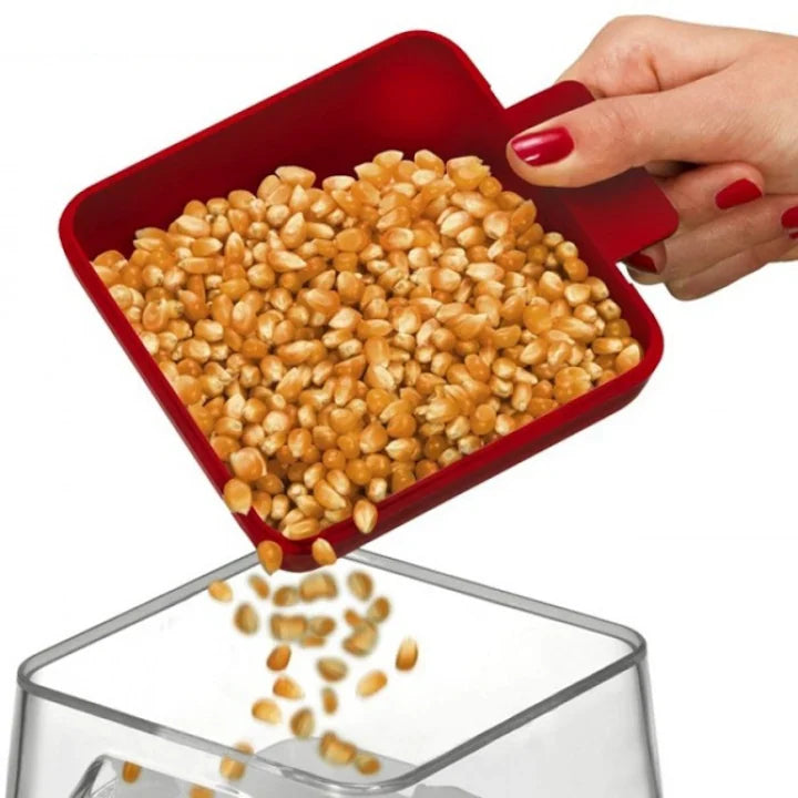 Măsură pentru boabe de porumb, perfectă pentru dozaj exact la prepararea popcornului.