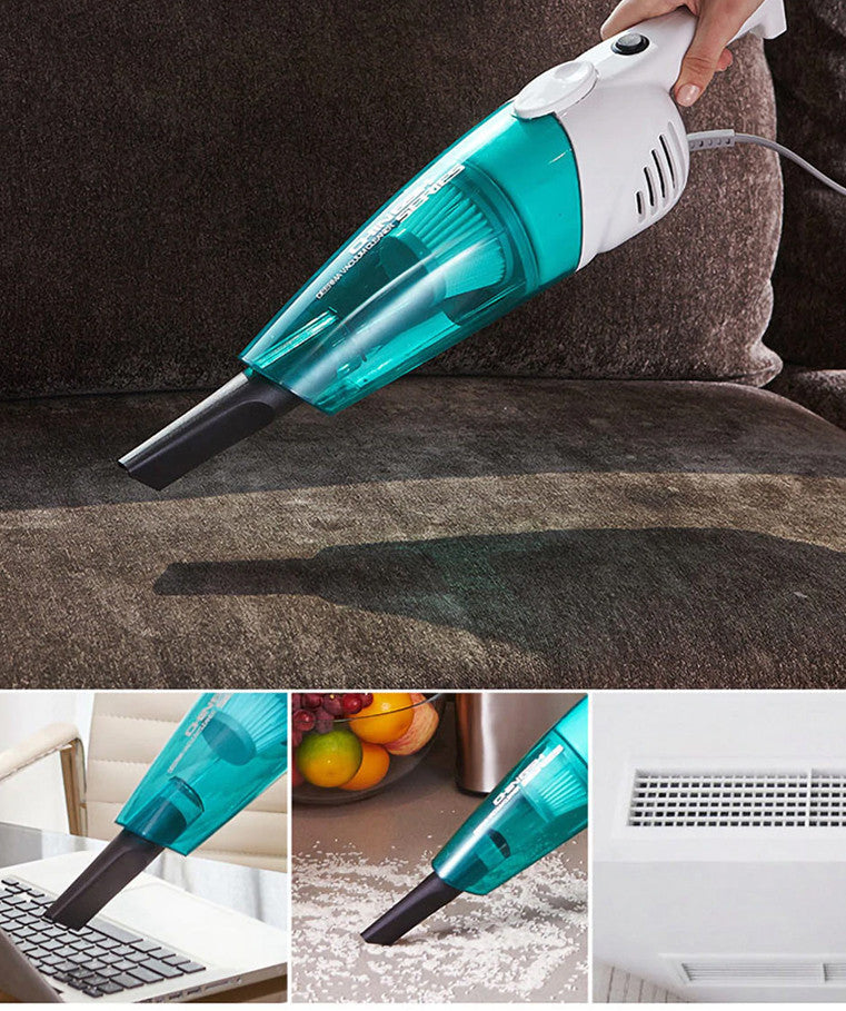 Aspirator portabil 2 în 1, compact și ușor, ideal pentru murdărie fină și zone mici