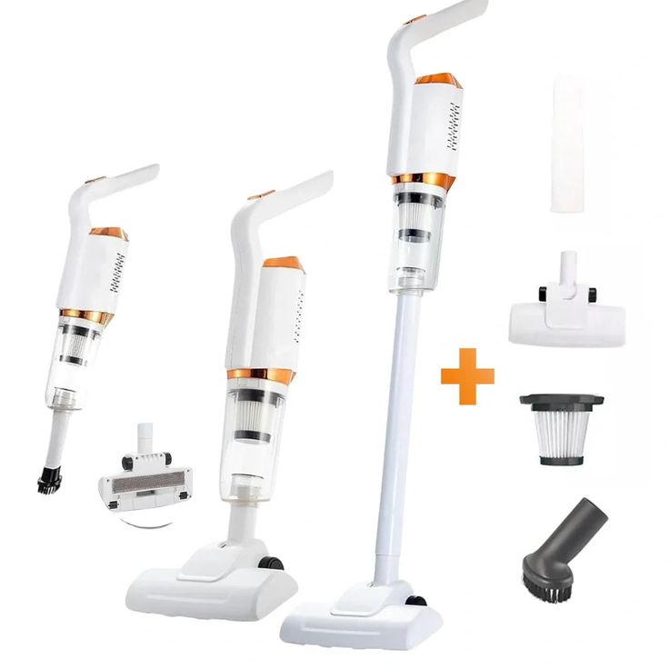 Aspirator vertical și de mână 3 în 1, cu filtru HEPA și accesorii multiple pentru curățenie eficientă