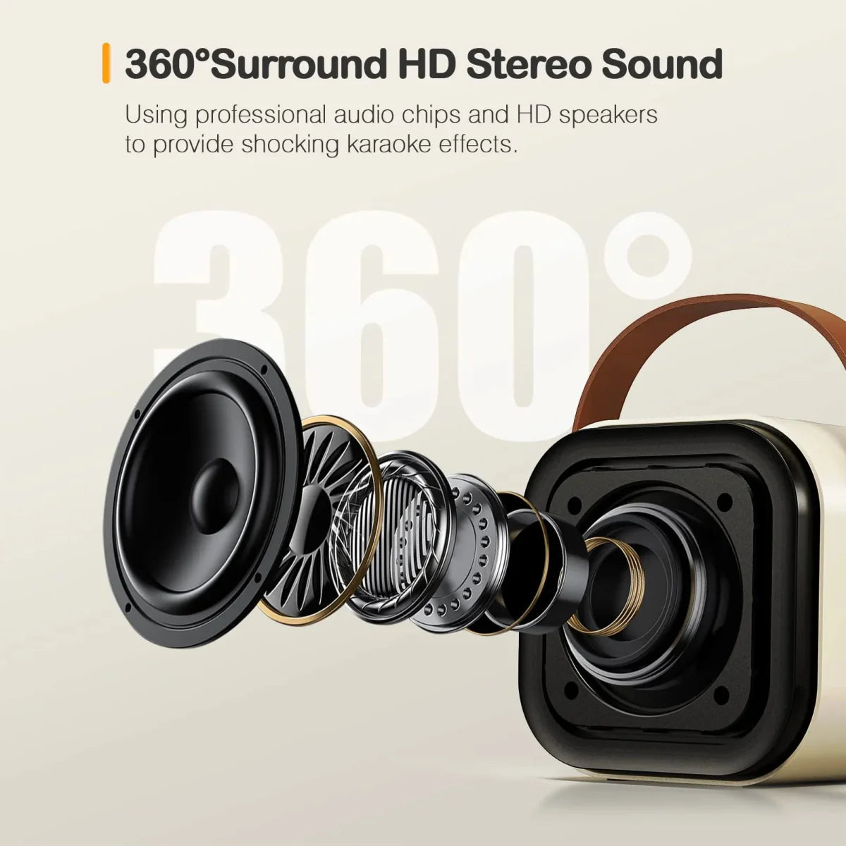 Boxa Karaoke Cu Microfoane Smart, Conectare Bluetooth, IOS/Android - Promagg.ro