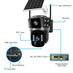 Cameră de Supraveghere Solară 6MP UltraHD – WiFi & 4G - Promagg.ro