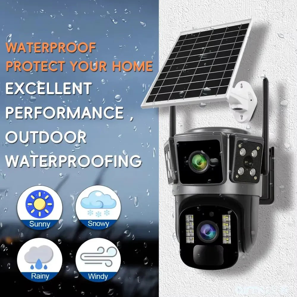Cameră de Supraveghere Solară 6MP UltraHD – WiFi & 4G - Promagg.ro