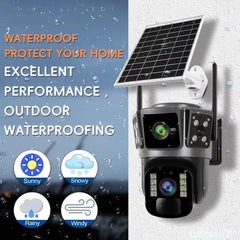 Cameră de Supraveghere Solară 6MP UltraHD – WiFi & 4G - Promagg.ro