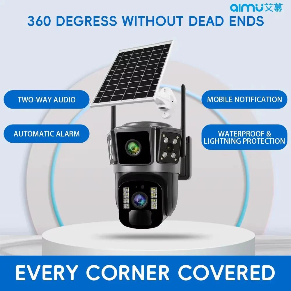Cameră de Supraveghere Solară 6MP UltraHD – WiFi & 4G - Promagg.ro