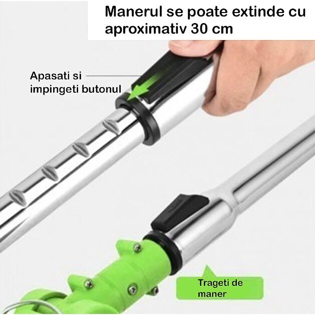 Motocoasa electrica 48V, 4000 mAh, 18000 RPM, cu 2 acumulatori - Promagg.ro
