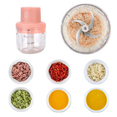Mini Tocător Electric Portabil – 250ml, 45W, Încărcare USB