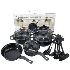 Set 13 Piese Oale și Tigăi Antiaderente cu accesorii - Promagg.ro