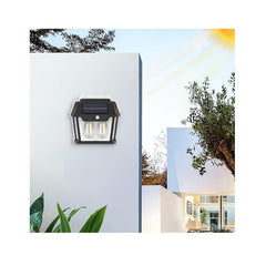 Set 3 Lampi Solare de Perete cu 2 Becuri Tip Clasic LED cu Senzor de Mișcare - Promagg.ro