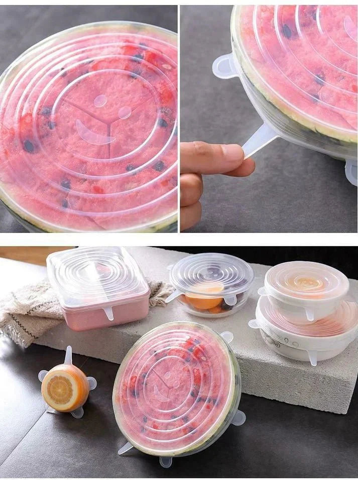 Set 6 Capace Flexibile din Silicon - Promagg.ro