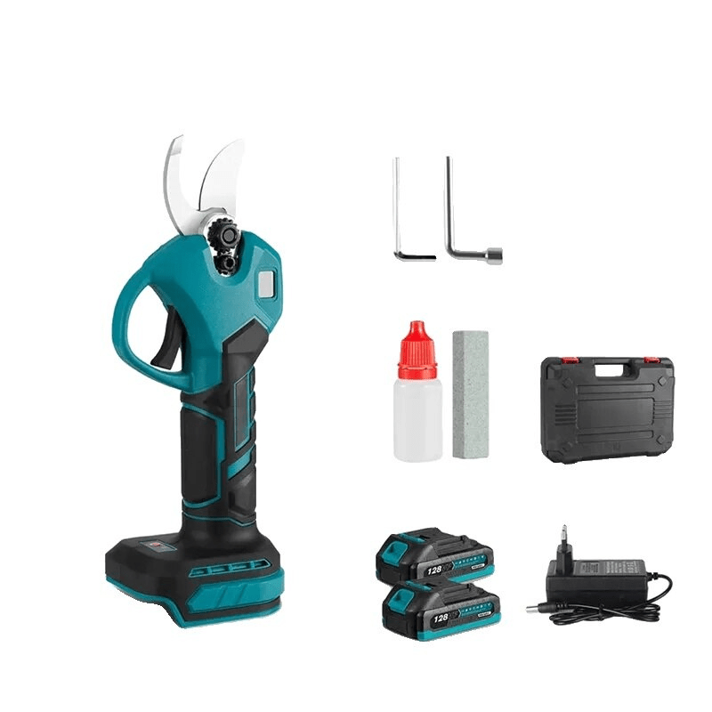 Set Foarfecă Electrică 24V + Braț Telescopic (150 - 250 cm) cu 2 Acumulatori - Promagg.ro
