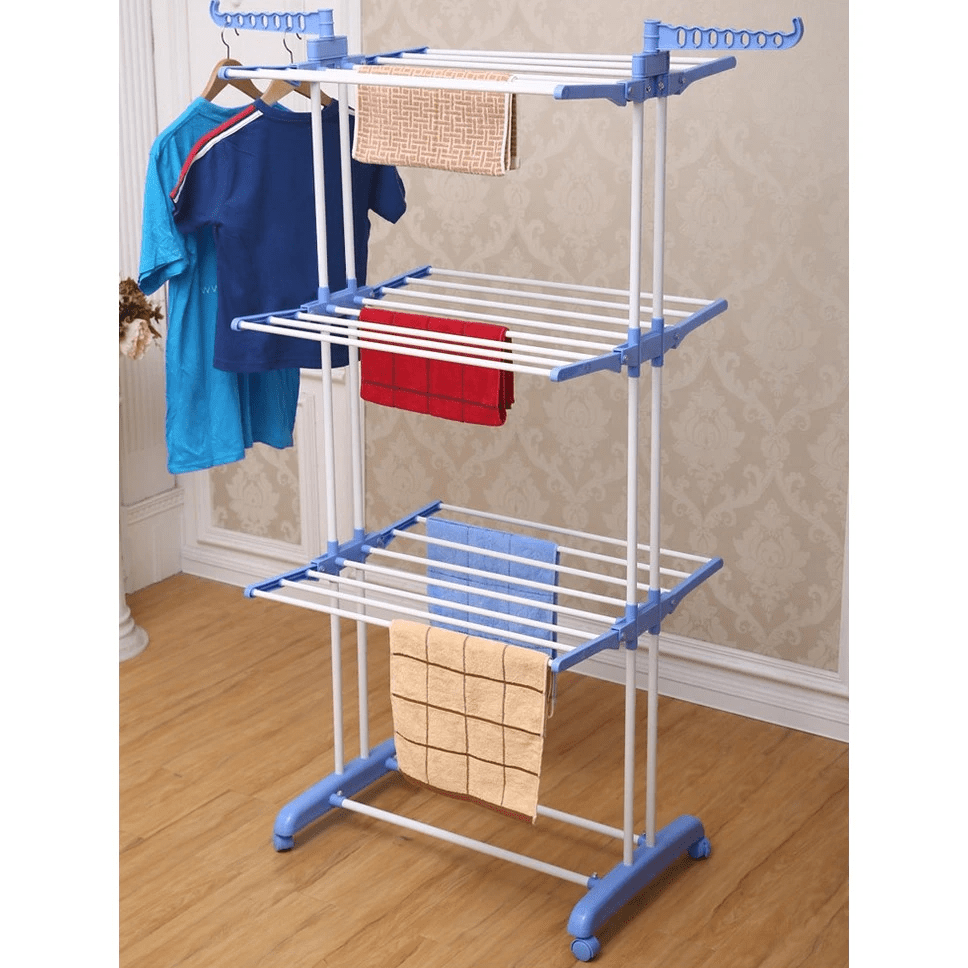 Uscător Vertical Mobil și Pliabil pentru Rufe cu Suport Umerase Inaltime 170cm - Promagg.ro