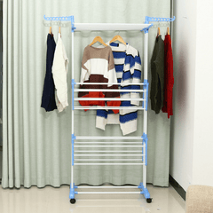 Uscător Vertical Mobil și Pliabil pentru Rufe cu Suport Umerase Inaltime 170cm - Promagg.ro